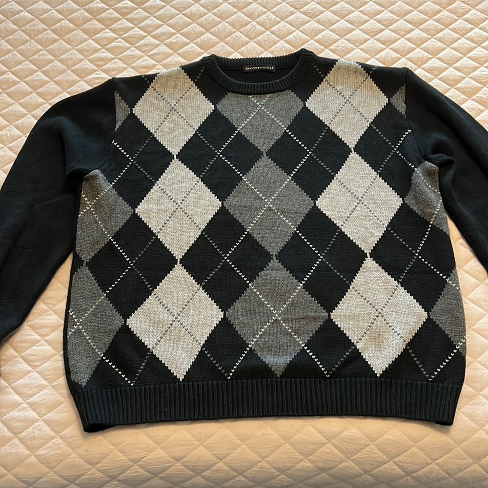Brandy Melville argyle sweater.